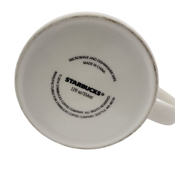 Starbucks STARBURST 2014 Ceramic 12 Oz Coffee Tea Mug Cup - Picture 7 of 16